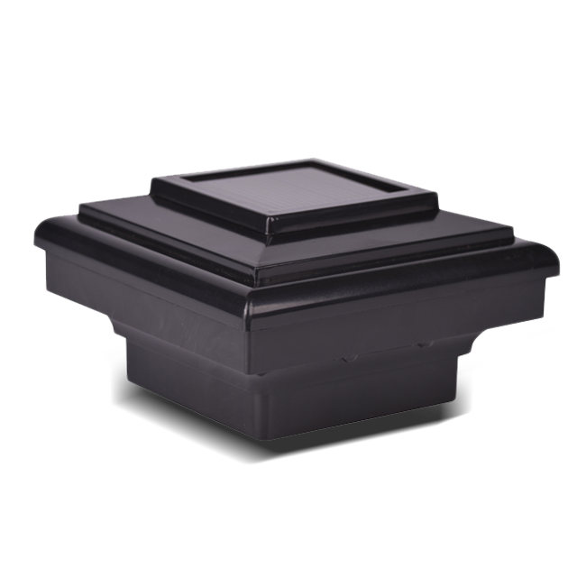 2211-F7 BL Trụ cột hình vuông năng lượng mặt trời trang trí màu đen 2211-F7 BL Trụ cột hình vuông năng lượng mặt trời trang trí màu đen