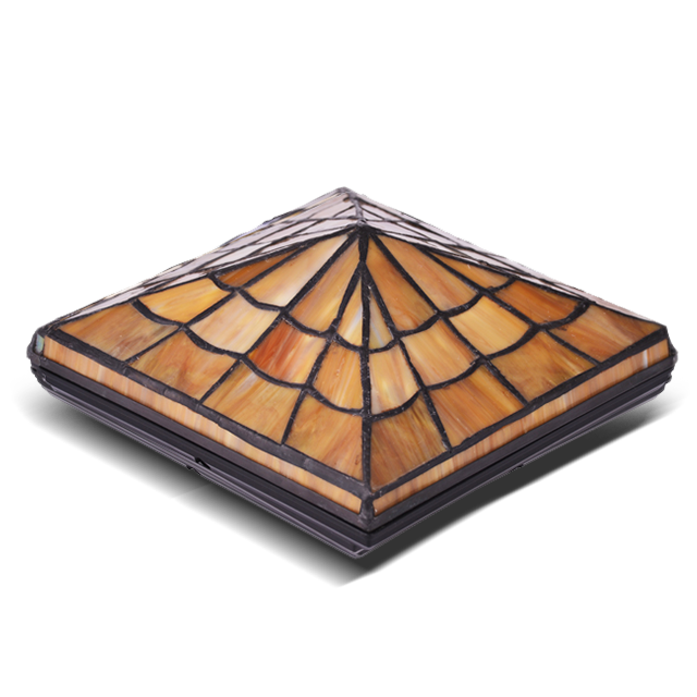 2211-TC6 Mũ trụ bằng kính màu Tiffany cổ điển 2211-TC6 Mũ trụ bằng kính màu Tiffany cổ điển